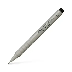 Popisovač Ecco Pigment 0.3, černá Faber Castell (166399)